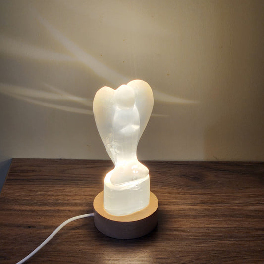 Selenite Night Lamp